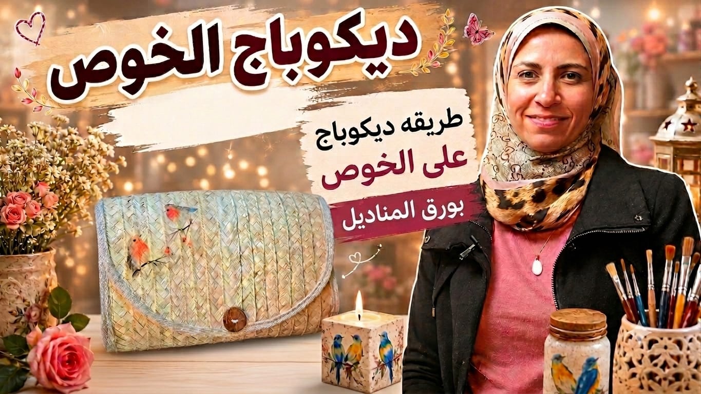 الديكوباج على الخوص